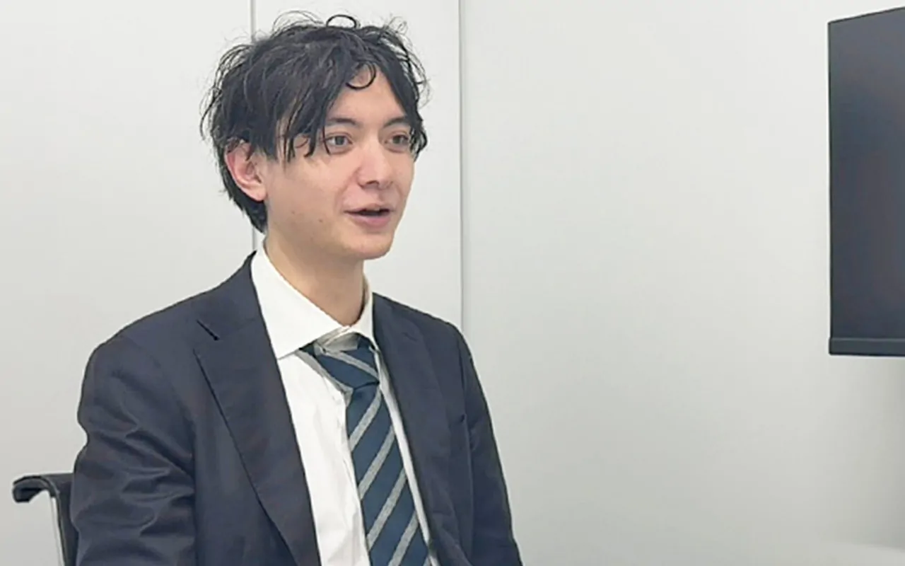 グローバル社員のインタビュー風景